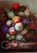 unknow artist Floral, beautiful classical still life of flowers.103 painting